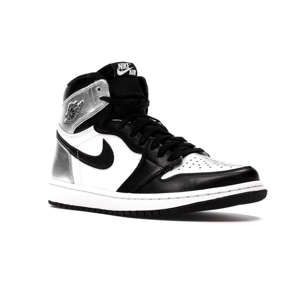 Air Jordan 1 High Silver Toe W