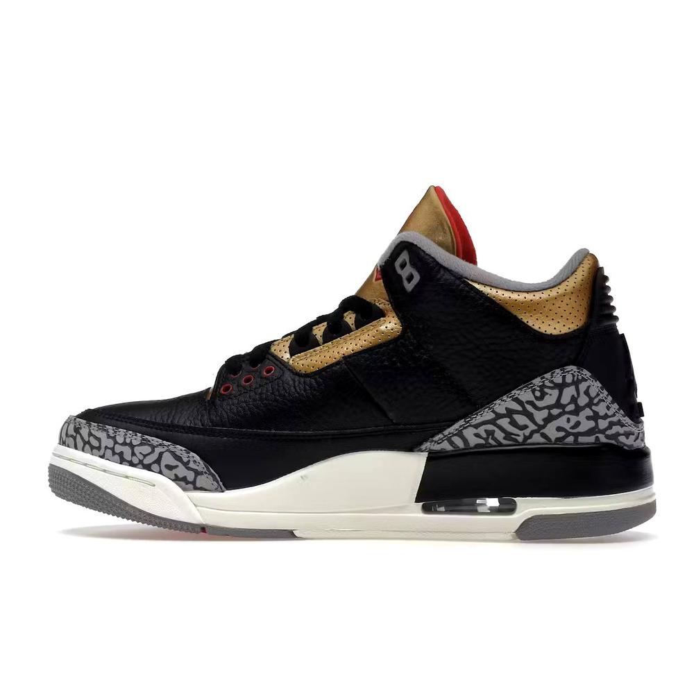 Air Jordan 3 Retro Black Cement Gold W