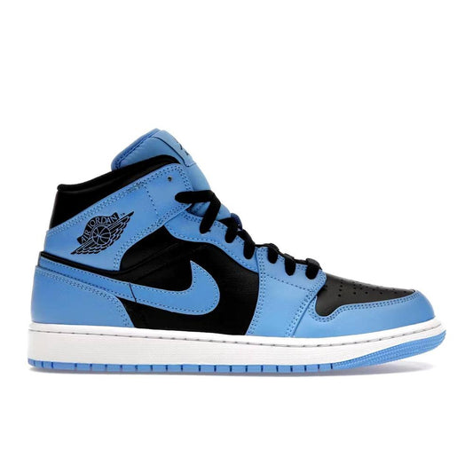 Air Jordan 1 Mid University Blue Black