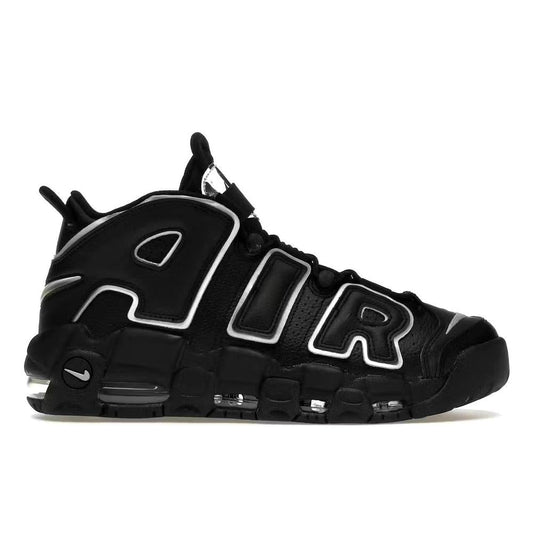 Nike Air More Uptempo Black Silver W