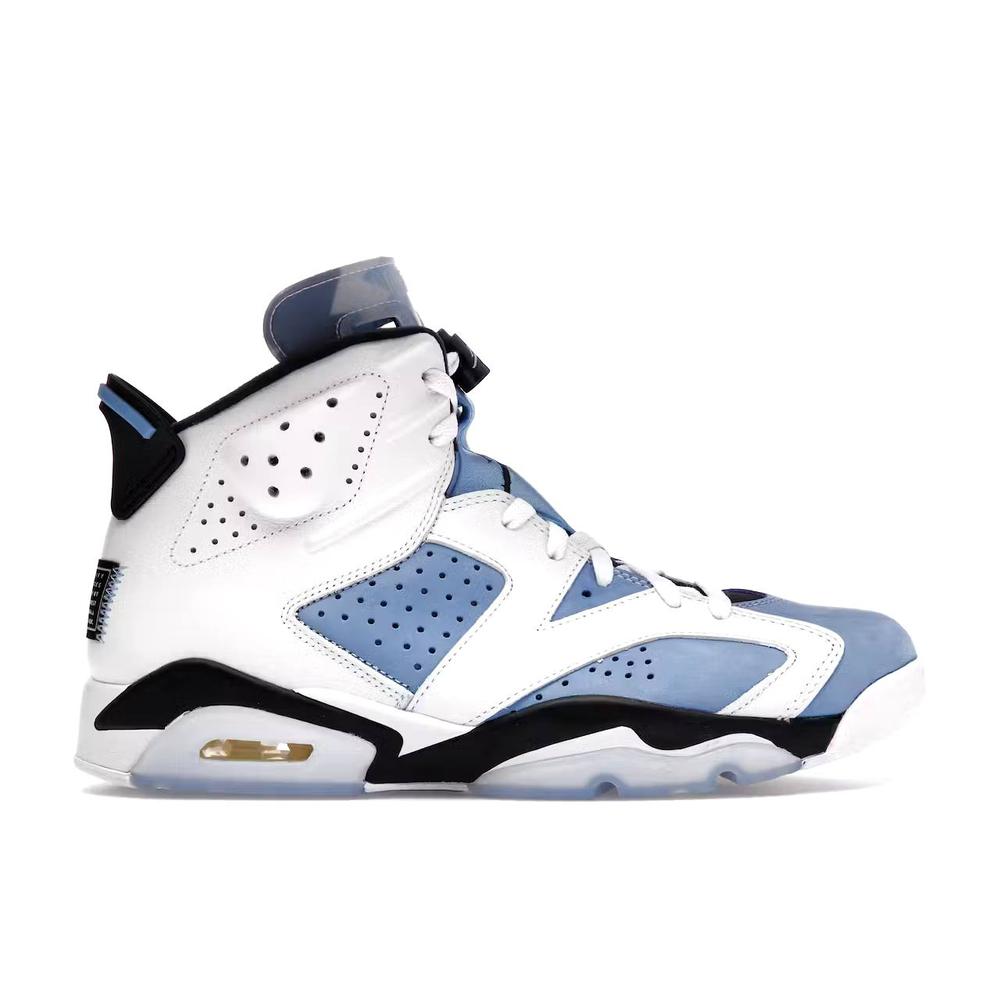 Air Jordan 6 Retro UNC White